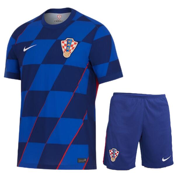 (image for) Men's Croatia Away Kit(Jersey+Shorts) Euro 2024